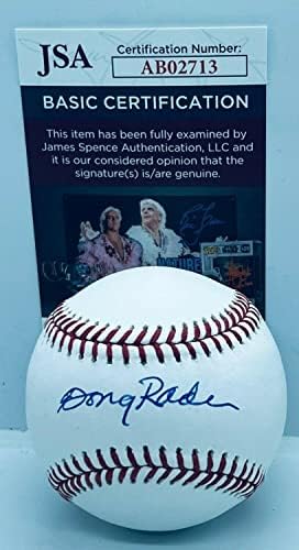 Doug Rader Houston Astros imzalı Resmi MLB Beyzbol Topu imzalı JSA İmzalı Beyzbol Topları