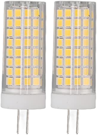 FTVOGUE 2 Adet LED mısır ampul seramik 102 LEDs G4 taban 10W kısılabilir halojen eşdeğer 100W AC100120V doğal ışık