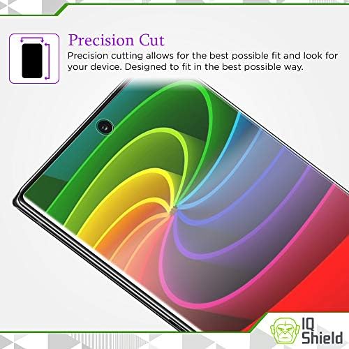 IQ Shield Mat Ekran Koruyucu Samsung Galaxy Note 10+ Plus ile Uyumlu (Not 10+ 5G, 6,8 inç Ekran) (Kasa Dostu) (2'li
