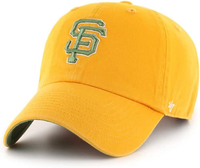 '47 MLB Basketbol Sahası Ayarlanabilir Şapkayı Temizle-Altın
