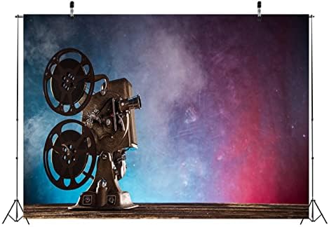 BELECO 5x3ft kumaş eski Film projektör zemin Film kamera dramatik ışıklar Vintage Film hareket arka plan Film yapımı