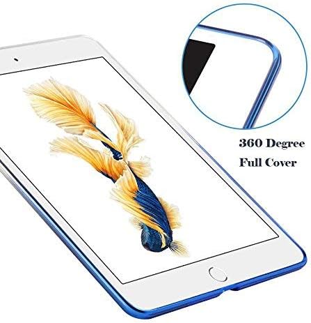 iPad Mini 4 için iCoverCase Durumda, Ultra-İnce Silikon Arka Kapak Temizle Düz Yumuşak TPU Jel Kauçuk Kılıf Koruyucu