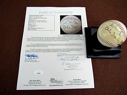 Tombul Feeney Lee Macphail Mlb Başkanları Otomatik Vintage Debeer Beyzbol Jsa İmzalı Beyzbol Topları İmzaladı