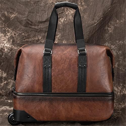 LEPSJGC Arabası Bavul Seyahat Çantası erkek Büyük Kapasiteli Bagaj Çantası Yatılı Çanta El Seyahat Çantası Iş Çantası