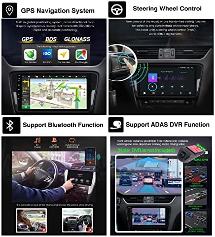 Araba Stereo Multimedya Oynatıcı Android 11 Skoda Octavia için A7 2013-2018, 9 inç Araba Radyo ın-Dash GPS Navigasyon
