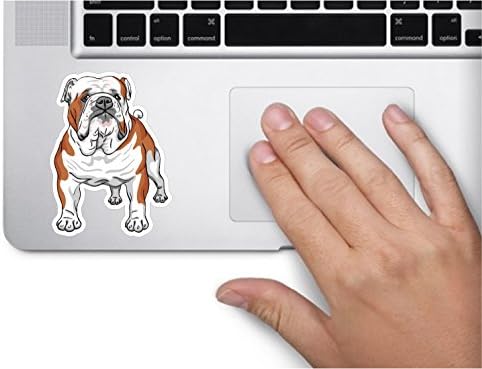 Köpek İngilizce Bulldog 3.5x2. 5 inç Sticker Çıkartma kalıp Kesim Vinil Yapımı ve ABD'de Sevk