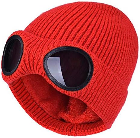 Bayan Örgü Bere Şapka Akrilik Erkekler ve Koruma Örgü Kayak Kap Yün Sıcak Kadın Kulak Kapağı Gözlük Beyzbol şapkası
