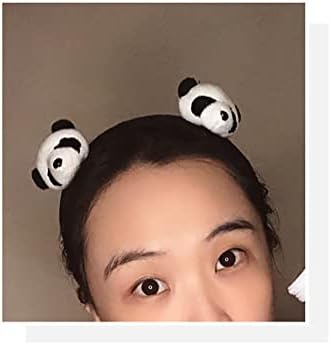 GSHLLO 4 Adet Panda saç Tokası Tokalar Hayvan Saç Klipleri Güzel Şapkalar Sevimli Saç Tokalarım Panda Kostüm Aksesuarları