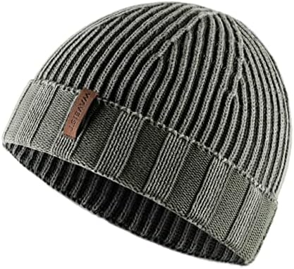 WAVEİST Bere %100 % Pamuk Erkekler ve Kadınlar için, Sıcak ve Yumuşak Şapka Unisex Kış Eğlence Sporları için Uygun