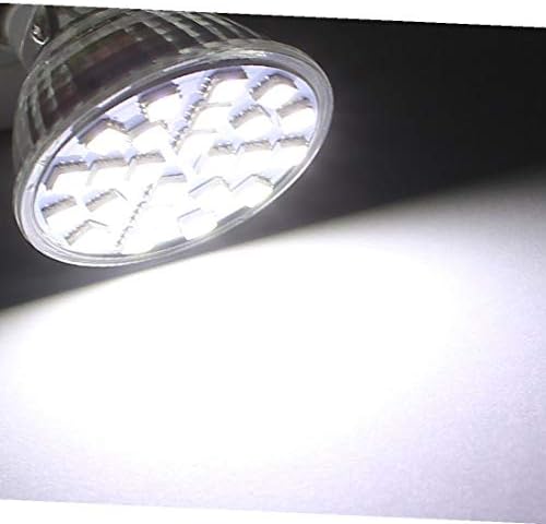 Yeni Lon0167 GU10 SMD 5050 24 LEDs Cam Enerji Tasarruflu LED lamba ampulü Beyaz AC 220 V 3 W (GU10 SMD 5050 24 LEDs