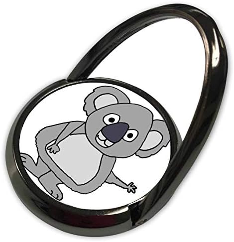 3dRose Tüm Gülümsemeler Sanat-Hayvanlar-Sevimli Komik Koala Ayı Çizgi Film-Telefon Zil Sesi (phr_322606_1)