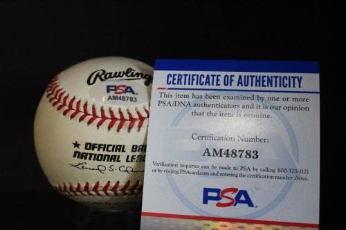Enos Katliamı İmzalandı (HOF 85) Beyzbol İmzası Otomatik PSA / DNA AM48783 - İmzalı Beyzbol Topları