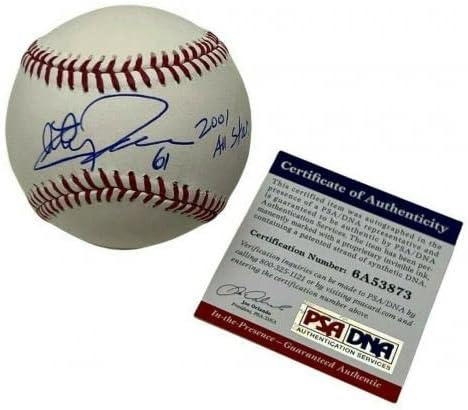 Chan Ho Park, 2001 All Star PSA İmzalı Beyzbol Topları ile Major League Baseball mlb'yi İmzaladı