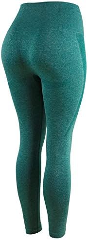 Yoga Pantolon Yüksek Bel Cepler Dikişsiz Popo Kaldırma Egzersiz Tayt Kadınlar için Yüksek Bel Yoga Pantolon Boyunca