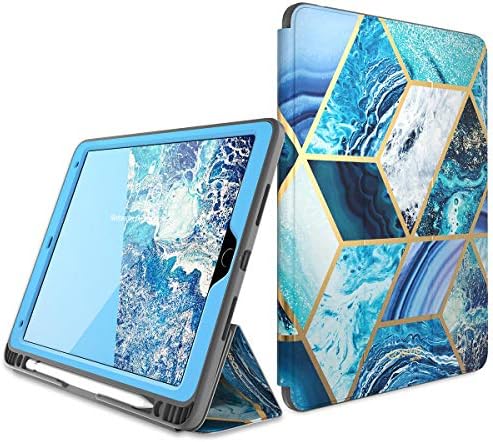 i - Blason Cosmo iPad kılıfı Hava 3 10.5 2019 ( 3. Nesil) / iPad Pro 10.5 2017, [Dahili Ekran Koruyucu] Kalemlik ve