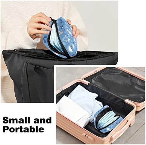 Sevimli Tembel Yaprak temizlik peçeteleri saklama çantası Taşınabilir Dönem Kiti Çantası Ped Torbalar Dönem Adet Fincan