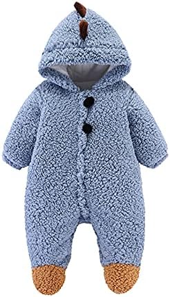 Toddler Karikatür Bulanık Düğmeler Bebek kapüşonlu ceket Tulum Erkek Romper Kız Bebek Kız Ceket ve ceket Ceket Büyük