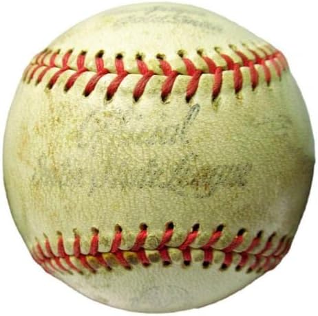 Babe Ruth Joe Dimaggio İmzalı Beyzbol New York Yankees PSA/DNA İmzalı Beyzbol Topları İmzaladı