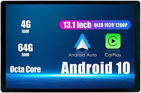 WOSTOKE 13.1 Android Radyo CarPlay ve Android Otomatik Autoradio Araç Navigasyon Stereo Multimedya Oynatıcı GPS Dokunmatik