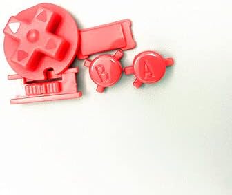 5 ADET Yedek Parçalar Güç AÇIK Kapalı Düğmeler A B Düğmeler Tuş Takımı D Pad Gameboy Color GBC Konsolu (Şeffaf Beyaz)