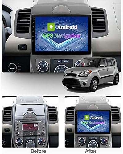 9 İnç Android 12 Araba Radyo DSP Stereo Çalar Dahili DSP Kablosuz CarPlay KİA Soul 2010-2013 için Navigasyon Multimedya
