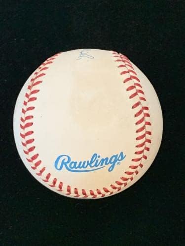 Gary Waslewski 1970-71 NY Yankees, hologram İmzalı Beyzbol Toplarıyla Resmi AL Budig Beyzbolu imzaladı
