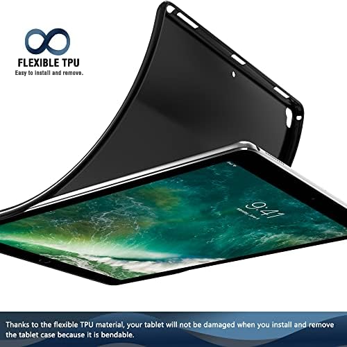 Kılıf Apple iPad için Pro 12.9 inç (2nd Gen 2017) ve iPad Pro 12.9 (1st Gen 2015),Puxıcu İnce Tasarım Mat Kauçuk Yumuşak