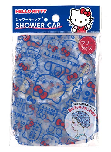 Arkadaş Sanrio Hello Kitty Duş Başlığı, Elastik Yeniden Kullanılabilir EVA Plastik Banyo Saç Bonesi