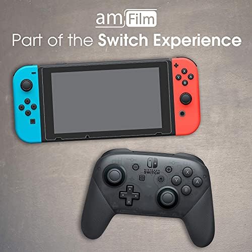 Nintendo Switch 2017 için amFilm Temperli Cam Ekran Koruyucu (2'li Paket)