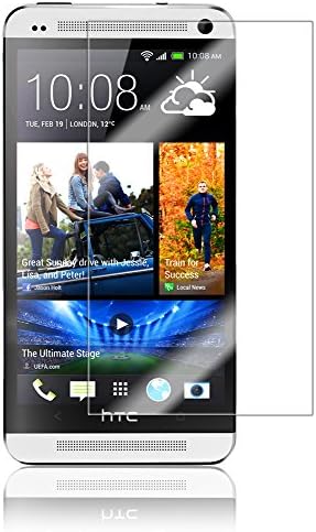 HTC One M7 Clear TechSkin TPU Kabarcık Önleyici HD Film ile Uyumlu Skinomi Ekran Koruyucu