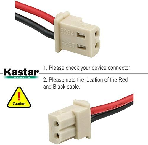 Kastar 2-Pack pil değiştirme için Vtech CS612952, CS612954, CS-6128, CS-6128-31, CS-6128-32, CS-6128-41, CS-6128-42,