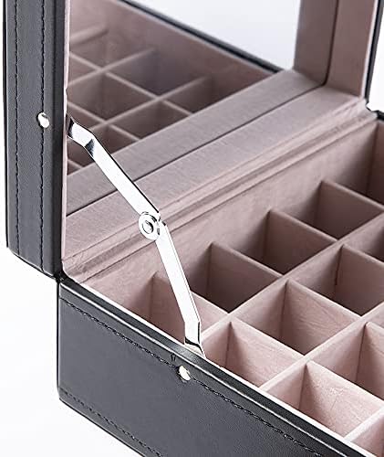 Çıkarılabilir Takı Saklama kutusu, büyük bir ayna ile, kolye, küpe, bilezik ve diğer depolama