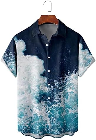 XXBR 2023 3D Baskı Boyama Çiçek havai gömleği Erkekler Kadınlar Turn Down Yaka Vintage Sokak erkek T Shirt İş