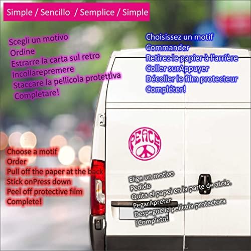 JINTORA Sticker-Araba Çıkartması-Hayat Ağacının Çiçeği-90x90mm-JDM-Kalıp Kesim-Otobüs-Pencere-Dizüstü Bilgisayar-Koç-Kamyon-kırmızı