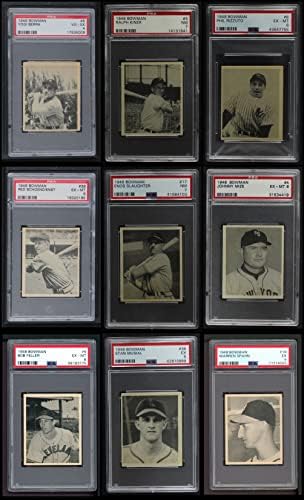 1948 Bowman All-PSA Neredeyse Komple Set (Beyzbol Seti) EX / MT
