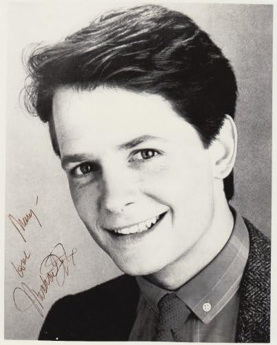 Michael J. Fox (Vintage, Yazılı) İmzalı 8X10 Fotoğraf