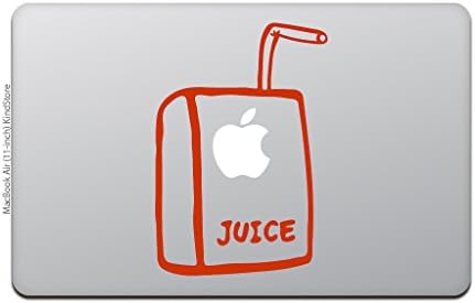 Tür Mağaza MacBook Air / Pro 11/13 İnç MacBook çıkartması Elma Suyu Kırmızı M427-R