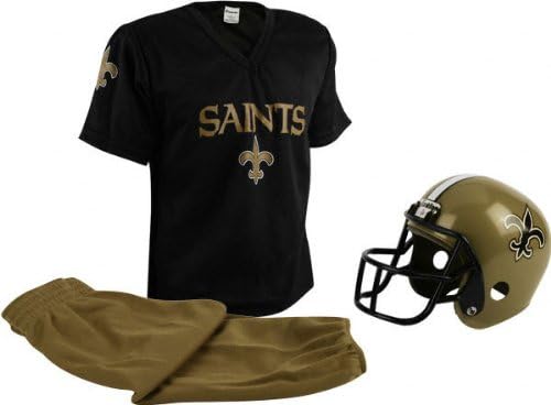 Franklin Spor New Orleans Saints Çocuklar / Gençlik Futbol Kask Üniforma Seti