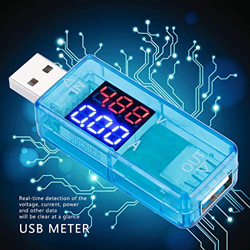 Jeanoko USB Test Cihazı USB Renkli LCD Voltmetre Ampermetre Akım Ölçer Multimetre Şarj Cihazı USB Test Cihazı için