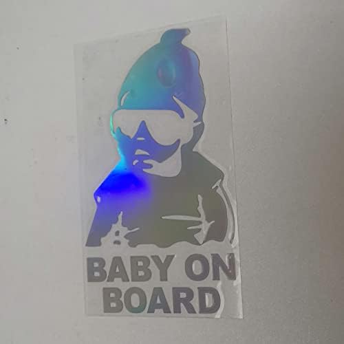 Lengon Renkli Bebek Araba Sticker Araba için, Özellikle Güneş Altında Harika Görünüyor, sevimli Bebek Pencere Araba