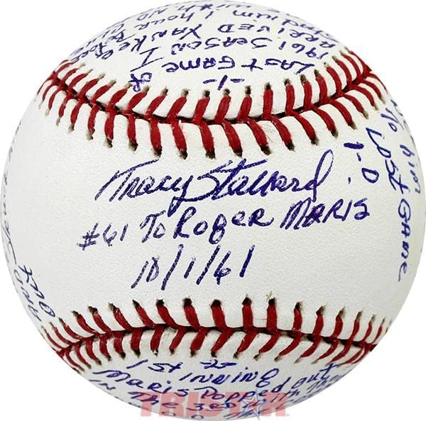 Tracy Stallard, Roger Maris'in 61. Home Run İmzalı Beyzbol Toplarının Hikayesiyle Yazılmış Resmi AL Beyzbolunu İmzaladı