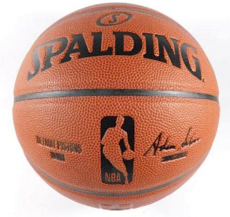 2019-20 Reggie Jackson 1 Pistons İmzalı NBA Spalding Otomatik Panel Basketbol Otomatik İmzalı Basketbollar