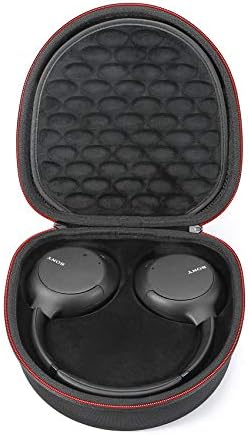 Sony WH-CH700N/Sony WH-CH710N Kablosuz Gürültü Önleyici Kulaklıklar için Sert Çanta, Seyahat Taşıma Çantası-Siyah