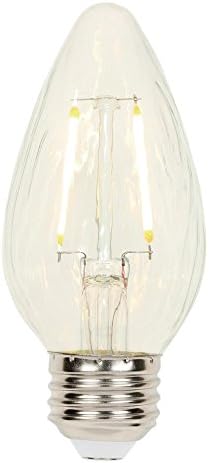 Westinghouse Aydınlatma 3319300 25 Watt Eşdeğer F15 Kısılabilir Şeffaf Filament LED Ampul Orta Tabanlı