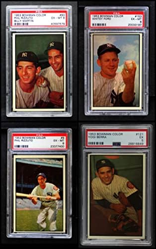 1953 Okçu New York Yankees Takım Seti New York Yankees (Set) ESKİ / MT Yankees