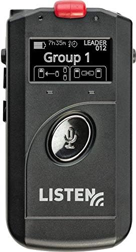 Dinleme Teknolojileri LK-1-A0 ListenTALK Alıcı-Verici; Şunları içerir: (1) LA-365 Şarj Edilebilir Li-ion Pil, (1)