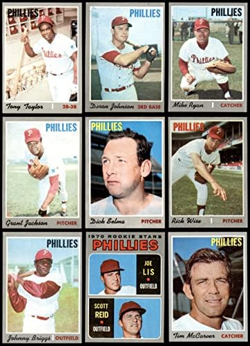 1970 Topps Philadelphia Phillies Takım Seti Philadelphia Phillies (Set) ESKİ / Phillies DAĞI