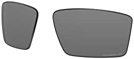 Oakley Kabloları Dikdörtgen Yedek Sunglass Lensler, Prizm Siyah Polarize, 63mm