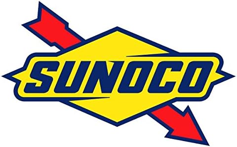 Sunoco Logo OriginalStickers0750 İki (2X) Çıkartma Seti , Dizüstü Bilgisayar , Araba , Kamyon , Daha Uzun Tarafta